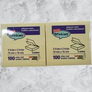 Staples Stickies Standard Adhesive Notes 3x3 Assorted 100SH/Pad, 12 Pads, 1 Pack
